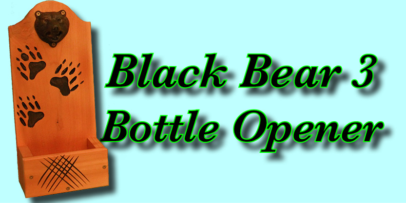 Black Bear, very cool Craft beer bottle opener, perfect for a breweries near me